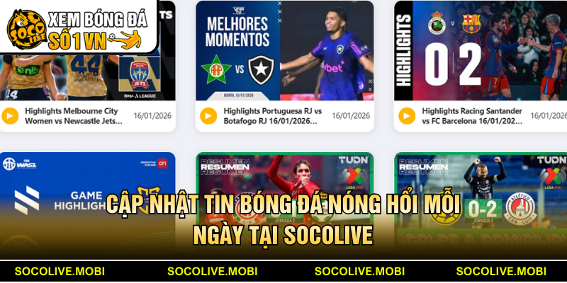 Cập nhật dữ liệu bóng đá quốc tế mới 2026